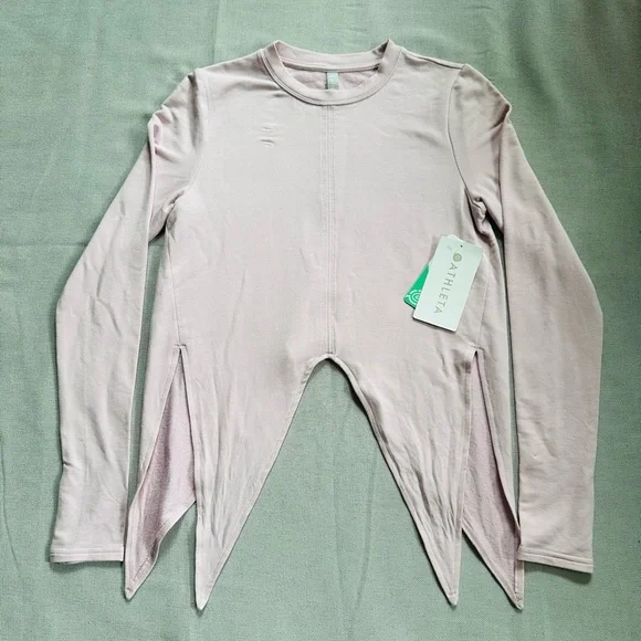 Athleta Samsara Side Tie Sweatshirt New - Picture 3 of 6